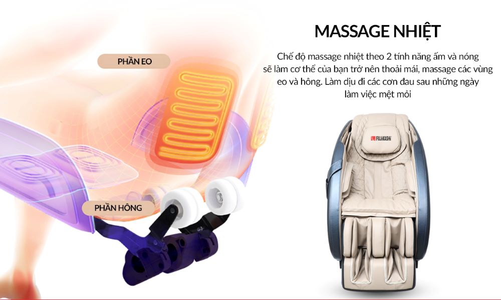 Chương trình massage nhiệt hồng ngoại